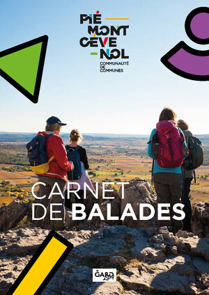 Affiche du carnet de balades en Piémont Cévenol