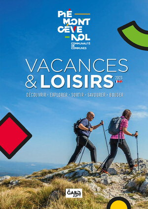 Affiche du guide "vacances et loisirs en Piémont Cévenol"