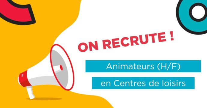 On recrute animateurs en centres de loisirs