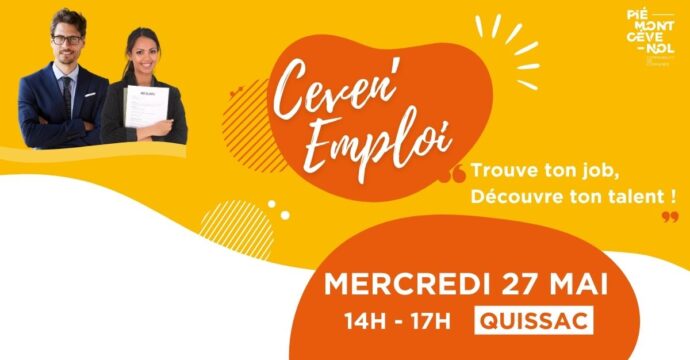 Ceven'Emploi mercredi 27 mai